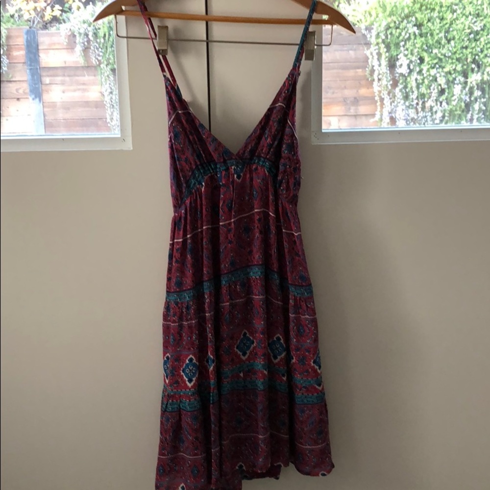 flowy patterned summer dress